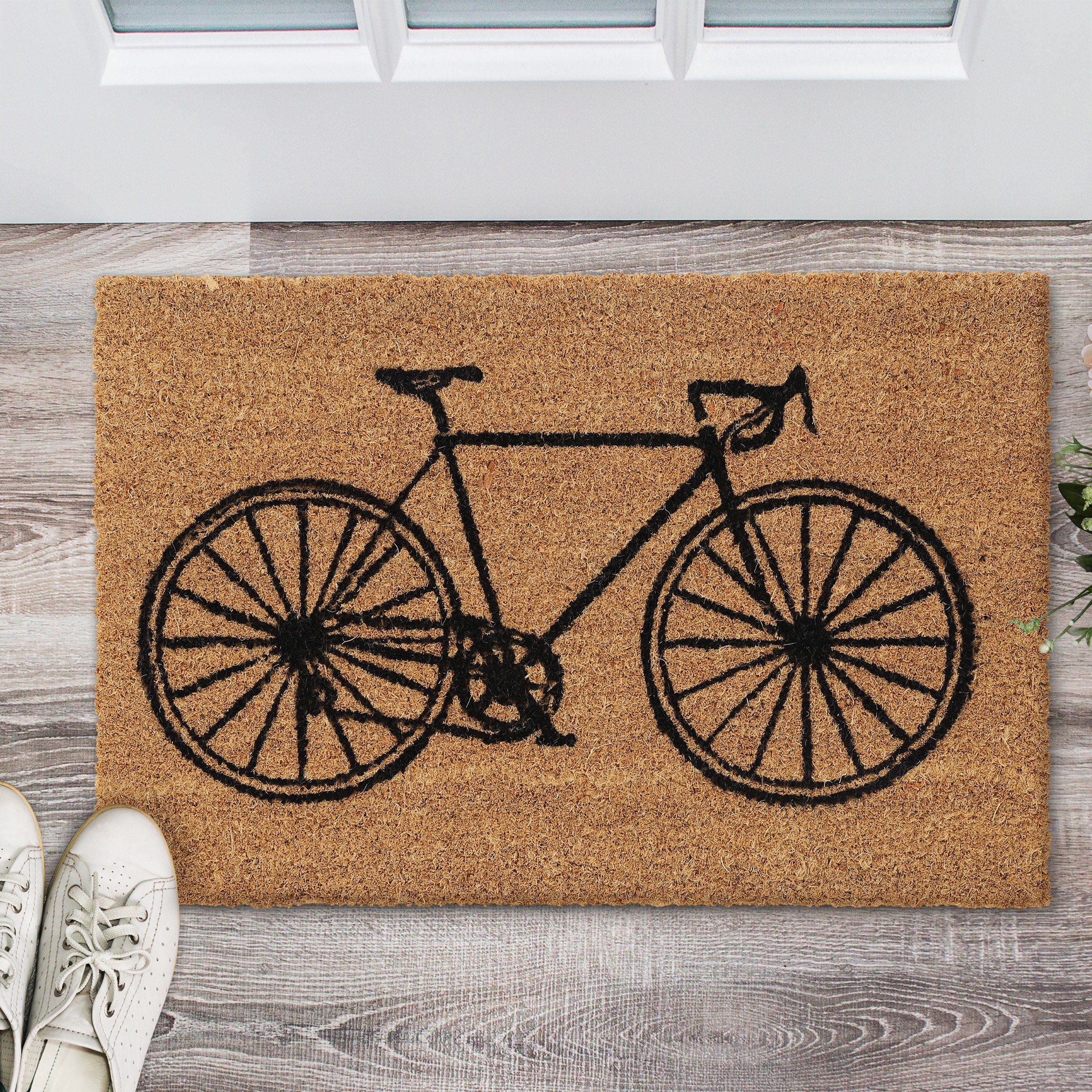 relaxdays Fußmatte Fahrrad 40 x 60 cm, Höhe: 15 mm günstig online kaufen