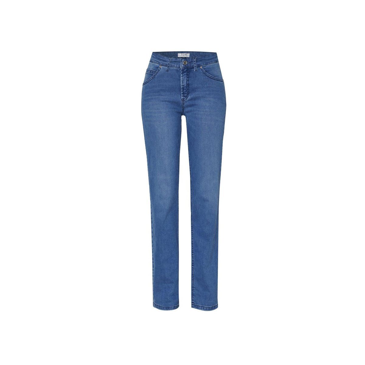 Relaxed by TONI 5-Pocket-Jeans blau blue bleached (1-tlg)