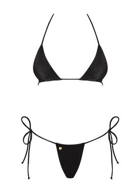 Obsessive Push-Up-Bikini Bikini Bella Vista schwarz BH + String zum (Set)