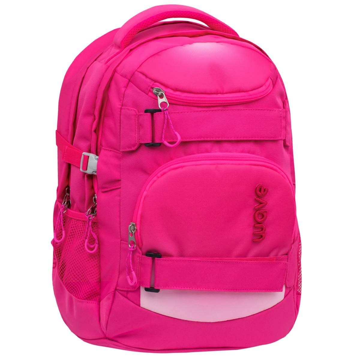 Wave Schulrucksack Infinity, Schultasche, ab 5. Klasse, weiterführende Schule, Mädchen Teenager Ombre Light Pink