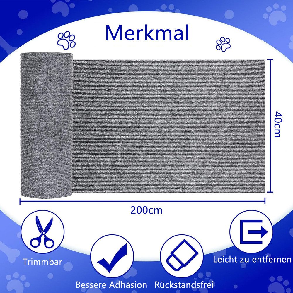 TUWENA Kratzmatte Selbstklebende Kratzschutzmatte, DIY Kratzbrett, Kratzschutz Sofa