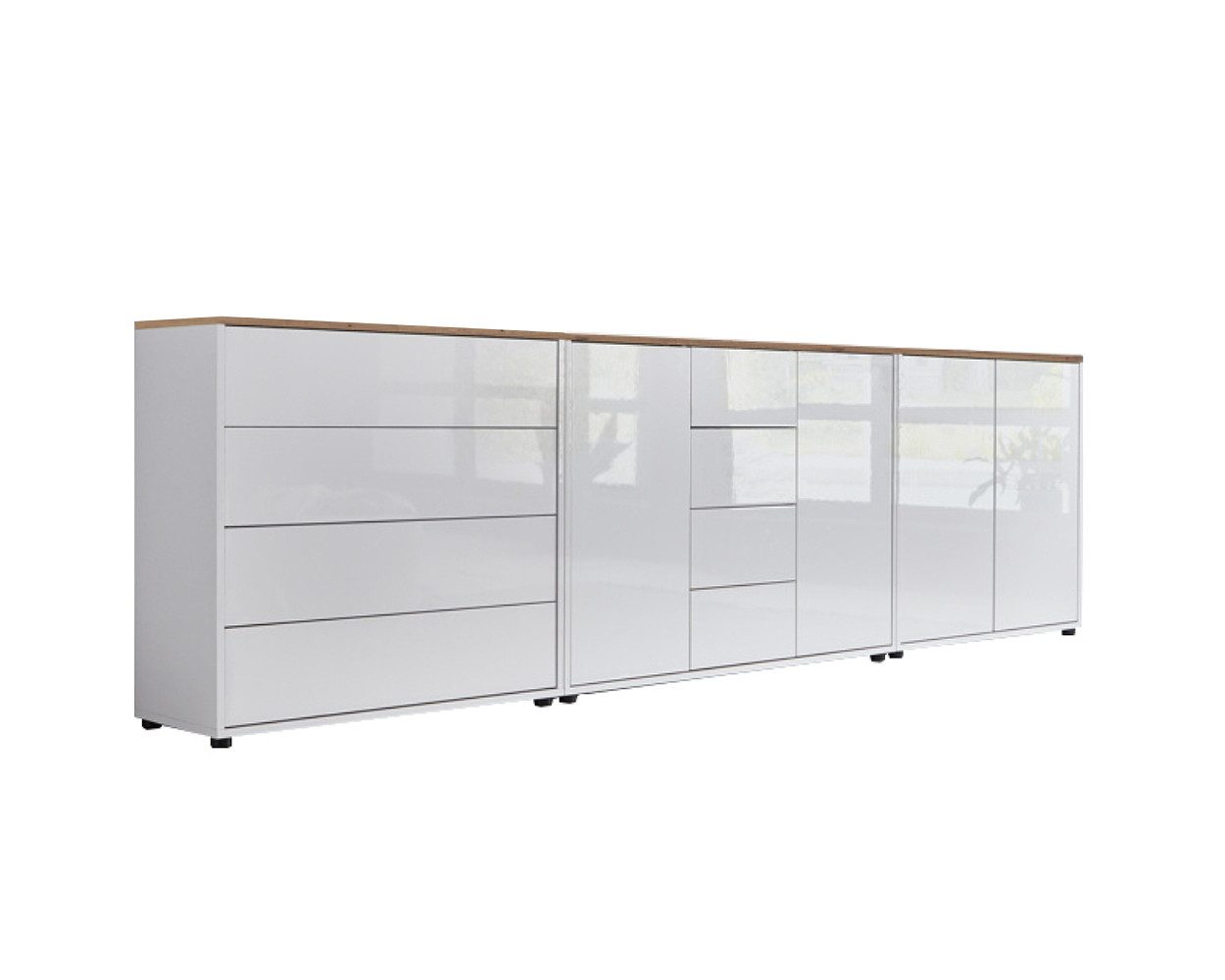 Kommode Sideboard Mailand Set 11 in verschiedenen Ausführungen