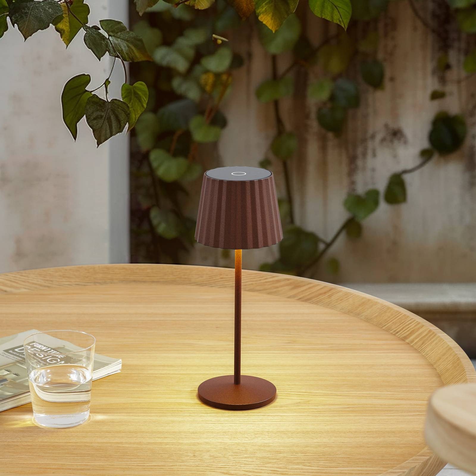 Lindby Außen-Tischleuchte Esali, Enthalten, 1 x 2,2 W LED, warmweiß