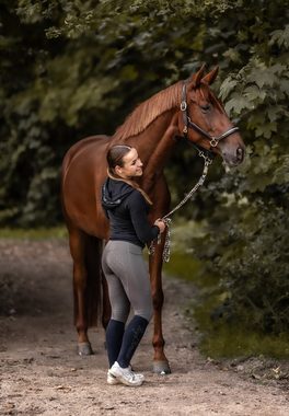 Royal Horsemen Reitleggings Limited BlackPattern Handytaschen, Gürtelsschlaufen, herzförmiger Vollbesatz