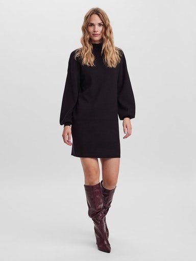 Vero Moda Strickkleid VMNANCY LS FUNNELNECK DRESS GA NOOS Viskosemischung, loose fit