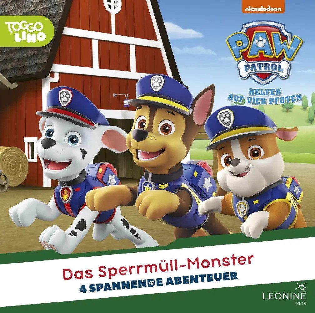 Hörspiel PAW Patrol - Das Sperrmüll-Monster, 1 Audio-CD