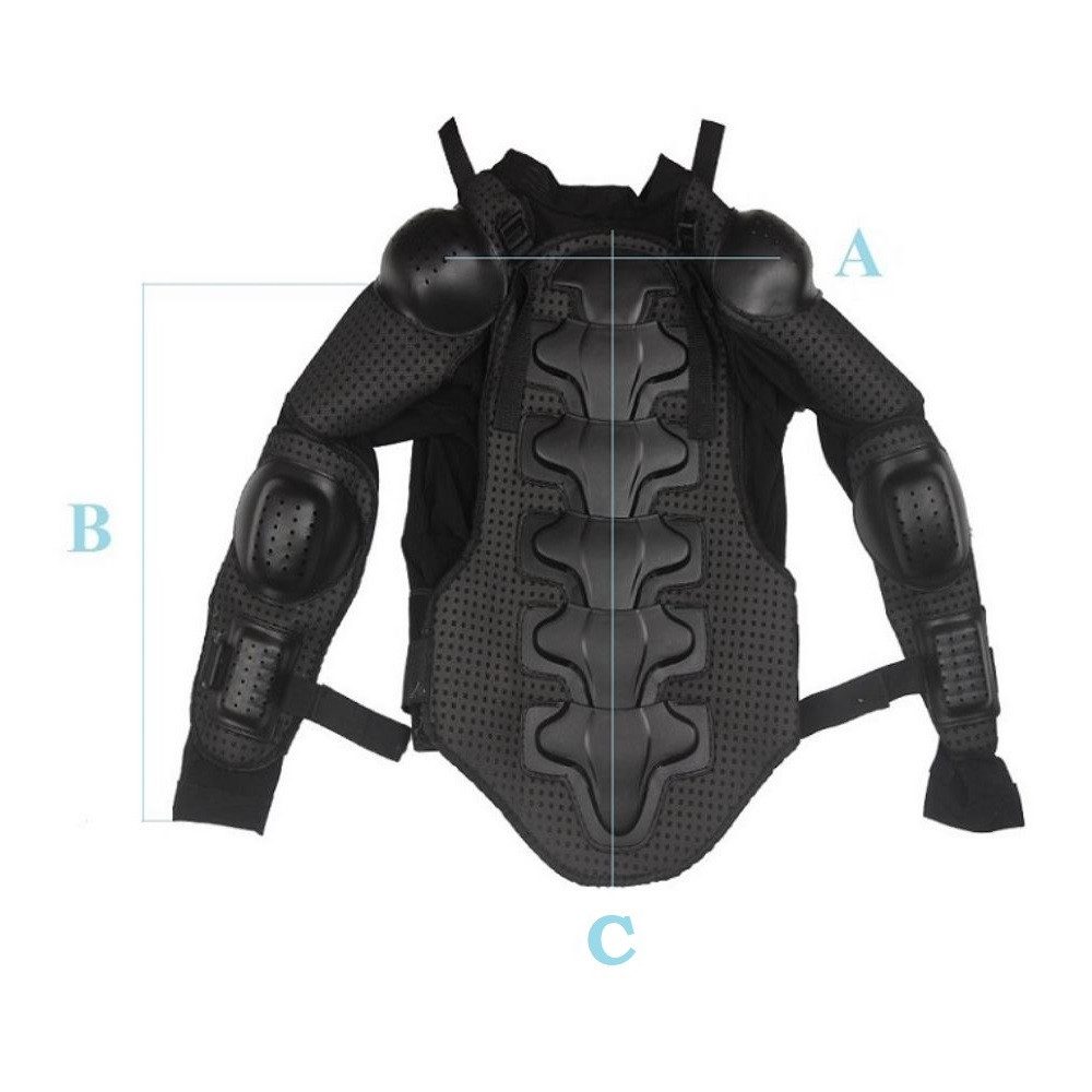 FunSport-Factory Protektorenjacke Protektorenjacke Protektorenweste Motorrad Jacke Kinder – Bild 4 von 4