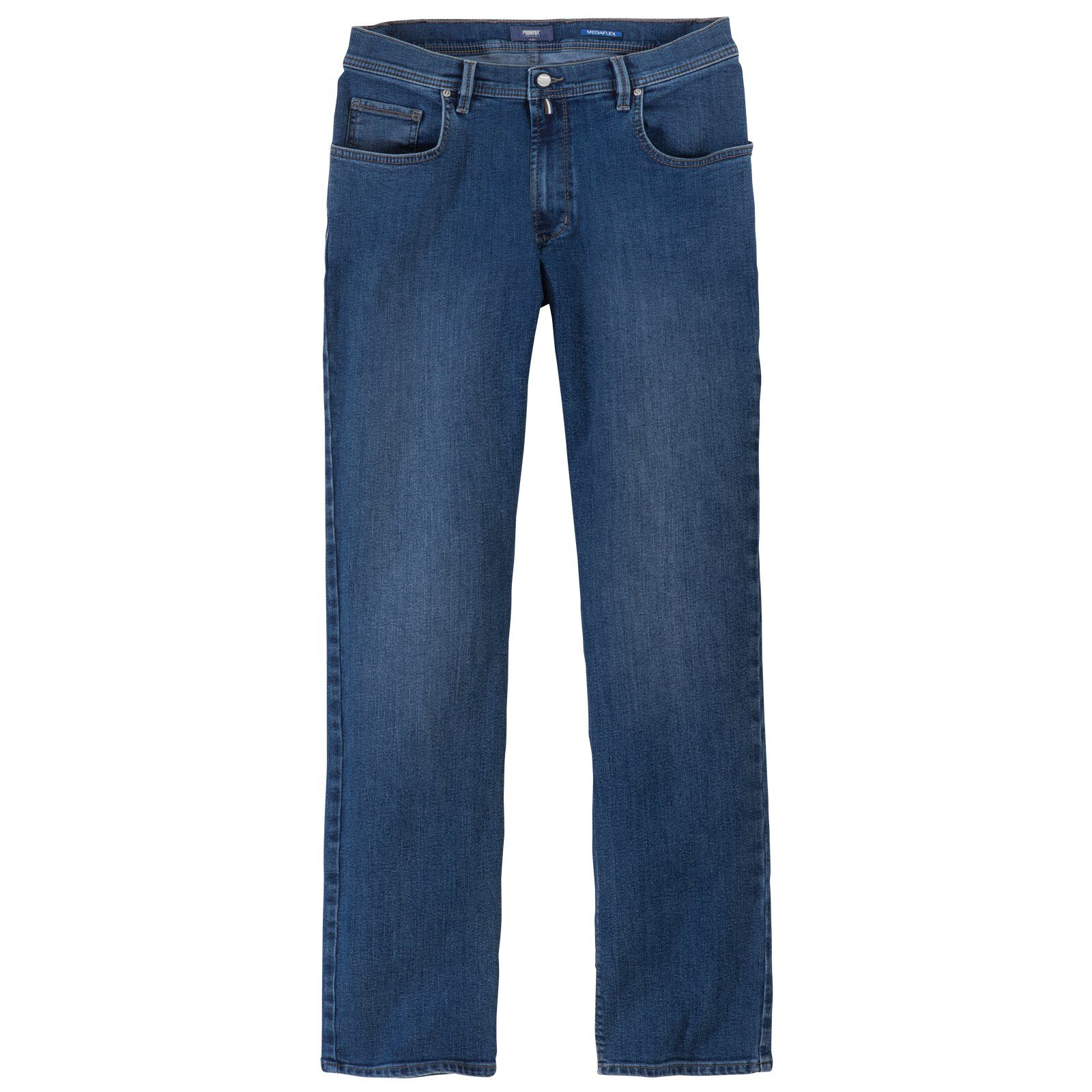 Pionier Stretch-Jeans Große Größen Herren Stretch-Jeans ocean blue used Peter Pioneer