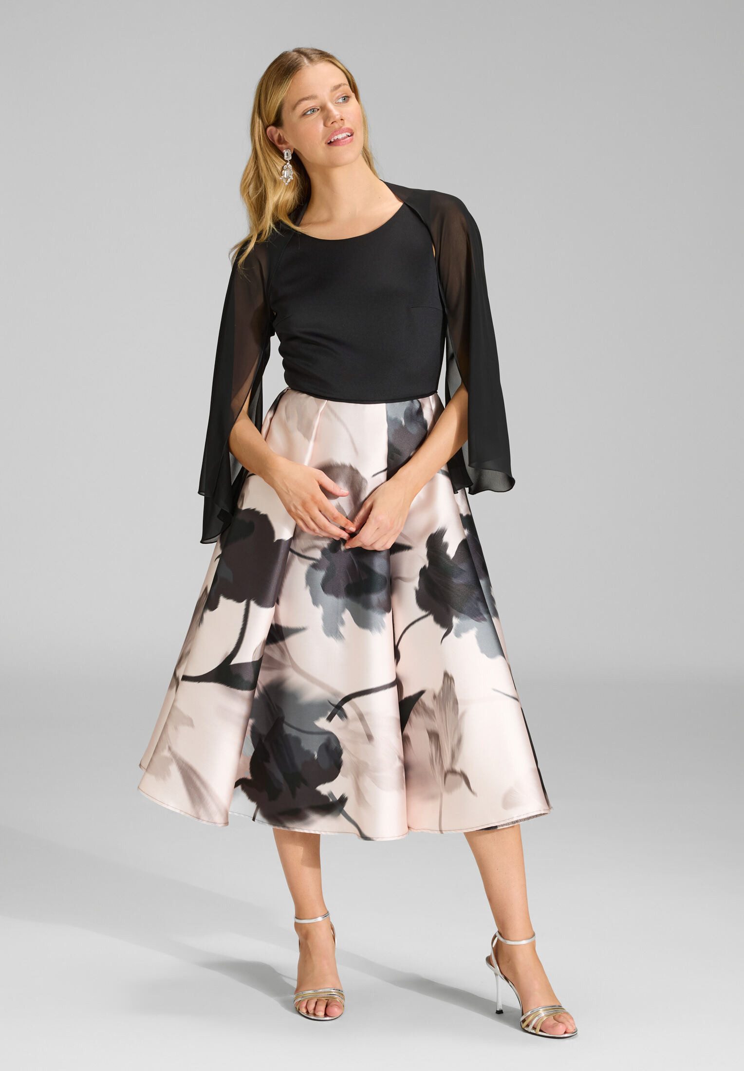 SWING Schal - Stola aus Chiffon, Lockere Passform günstig online kaufen