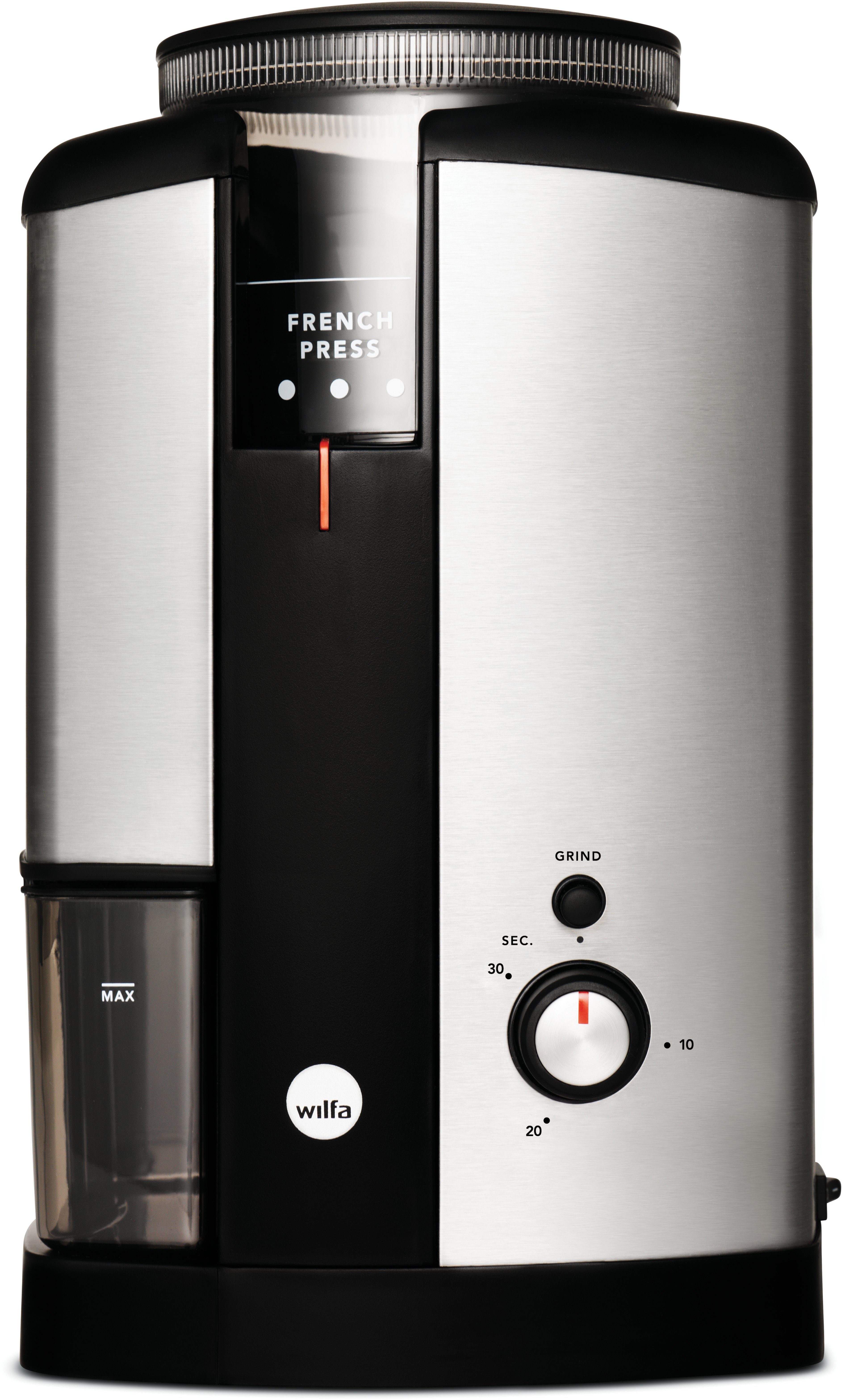 wilfa Kaffeemühle Svart Nymalt, WSCG-2, 180,00 g Bohnenbehälter, mit Timerfunktion