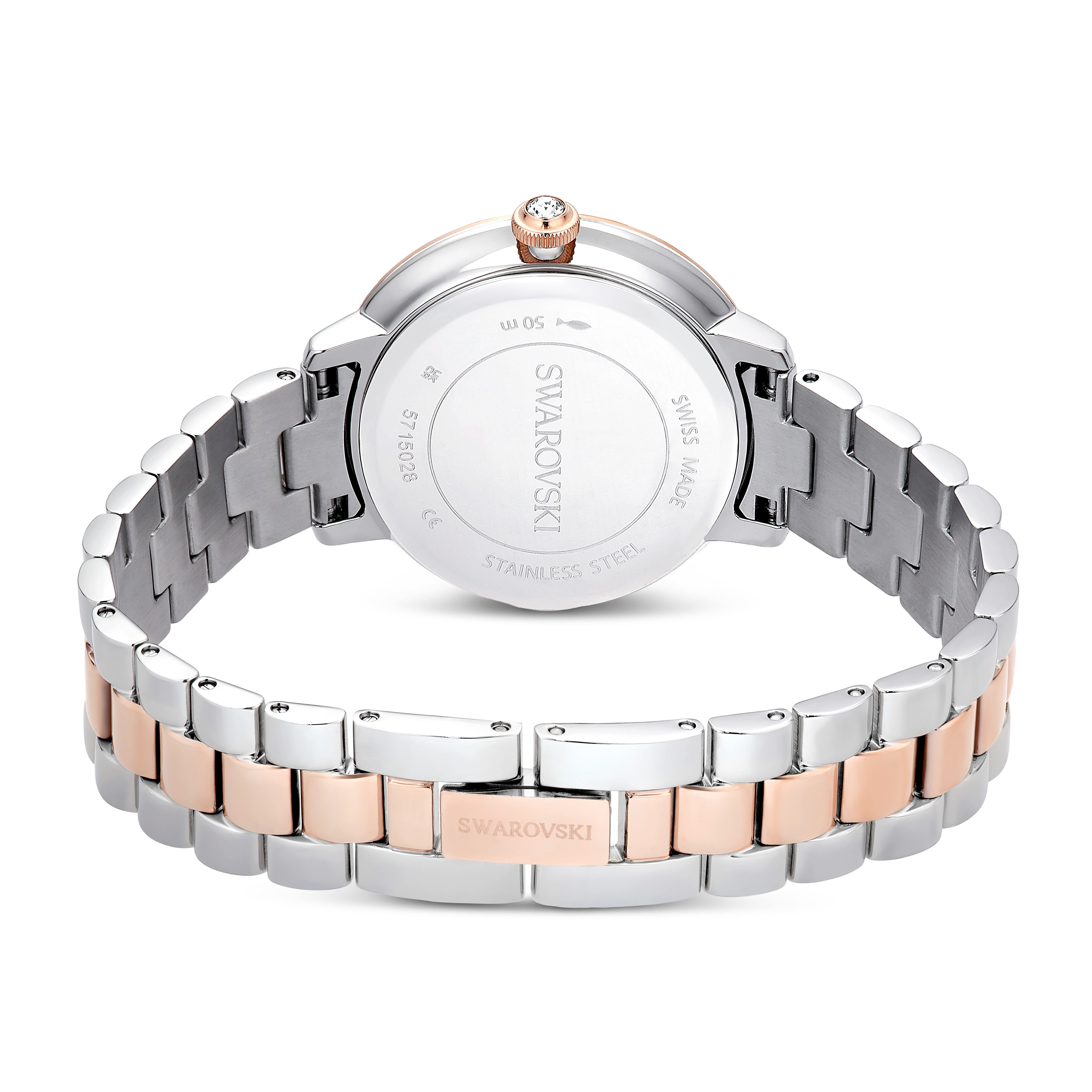 Swarovski Quarzuhr MATRIX 3-LINK 5715028, Armbanduhr, Damenuhr, Swiss Made, Edelstahlarmband, analog