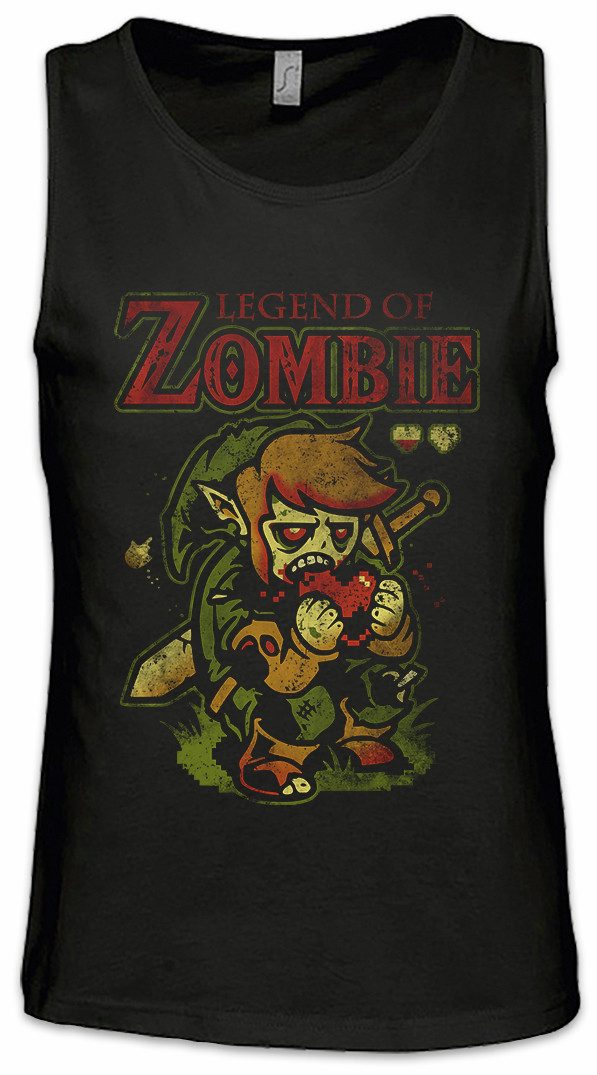Tanktop Legend Of Zombie Ärmelloses T-Shirt Fun Zombie Heart Eating Brain