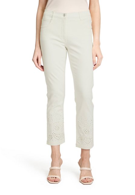 Betty Barclay Stoffhose Betty Barclay Casual-Hose mit Stickerei Lochsticker günstig online kaufen