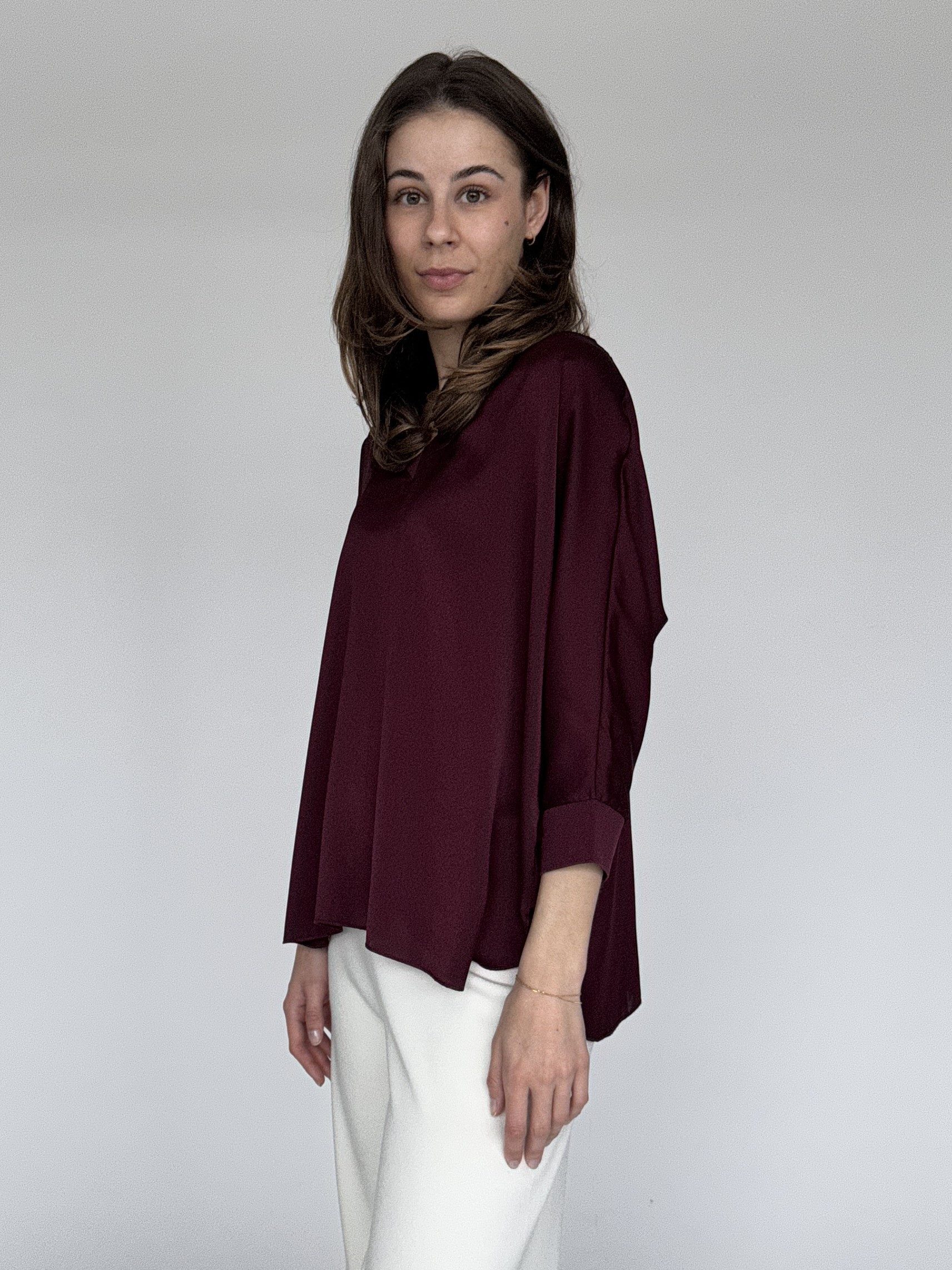 Zuckerwatte Satinbluse silktouch günstig online kaufen