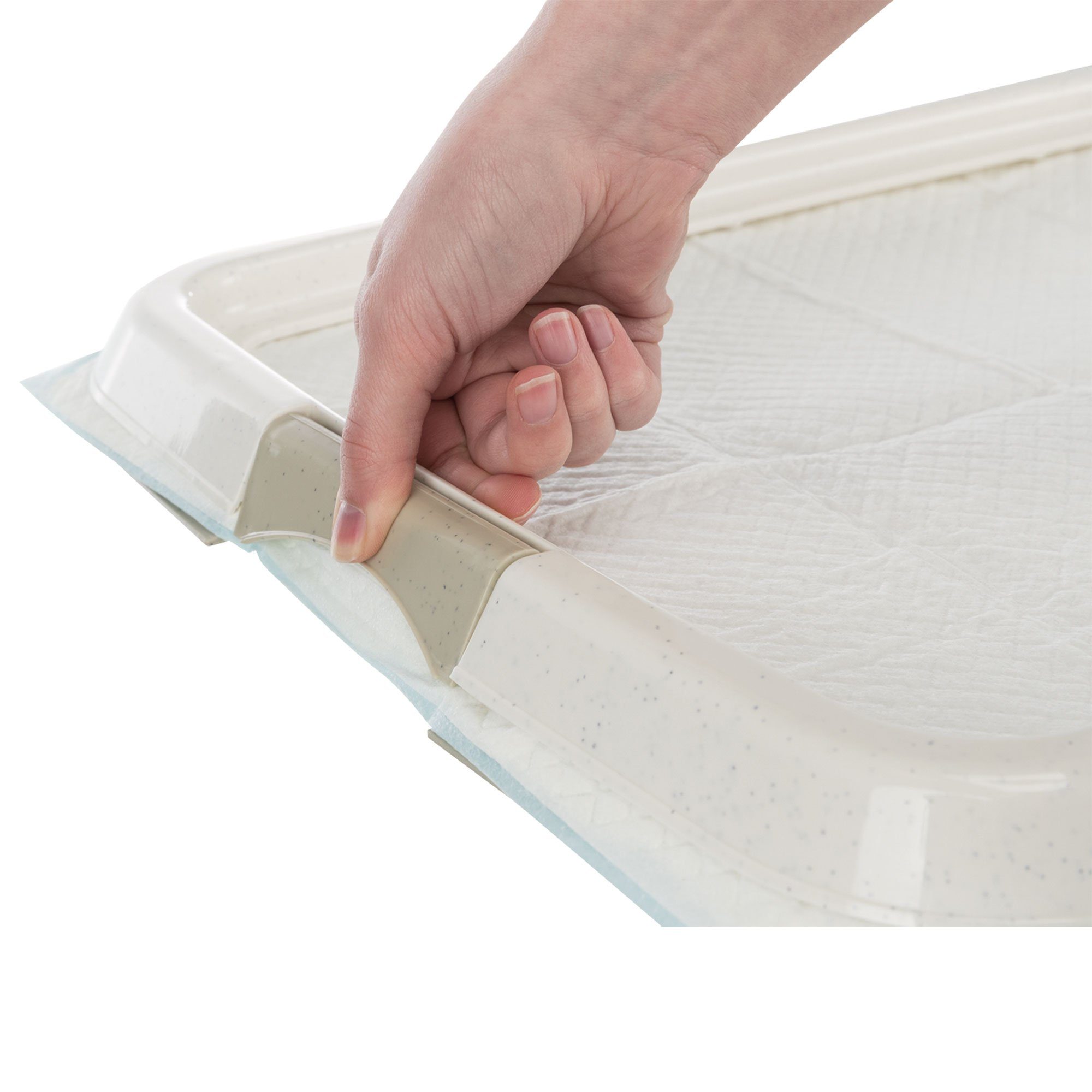 TRIXIE Hundetoilette Stubenrein Welpentoilette, mit Rand