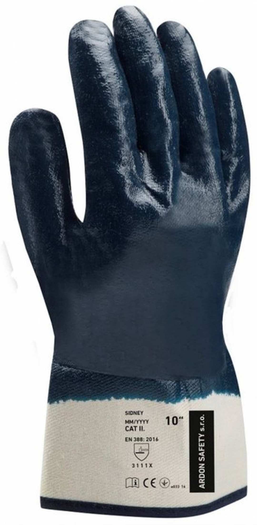 Ardon Safety Arbeitshandschuh-Set 12 Paar Ardon Arbeitshandschuhe Gr.10 mit nitrilbeschichtete Baumwolle