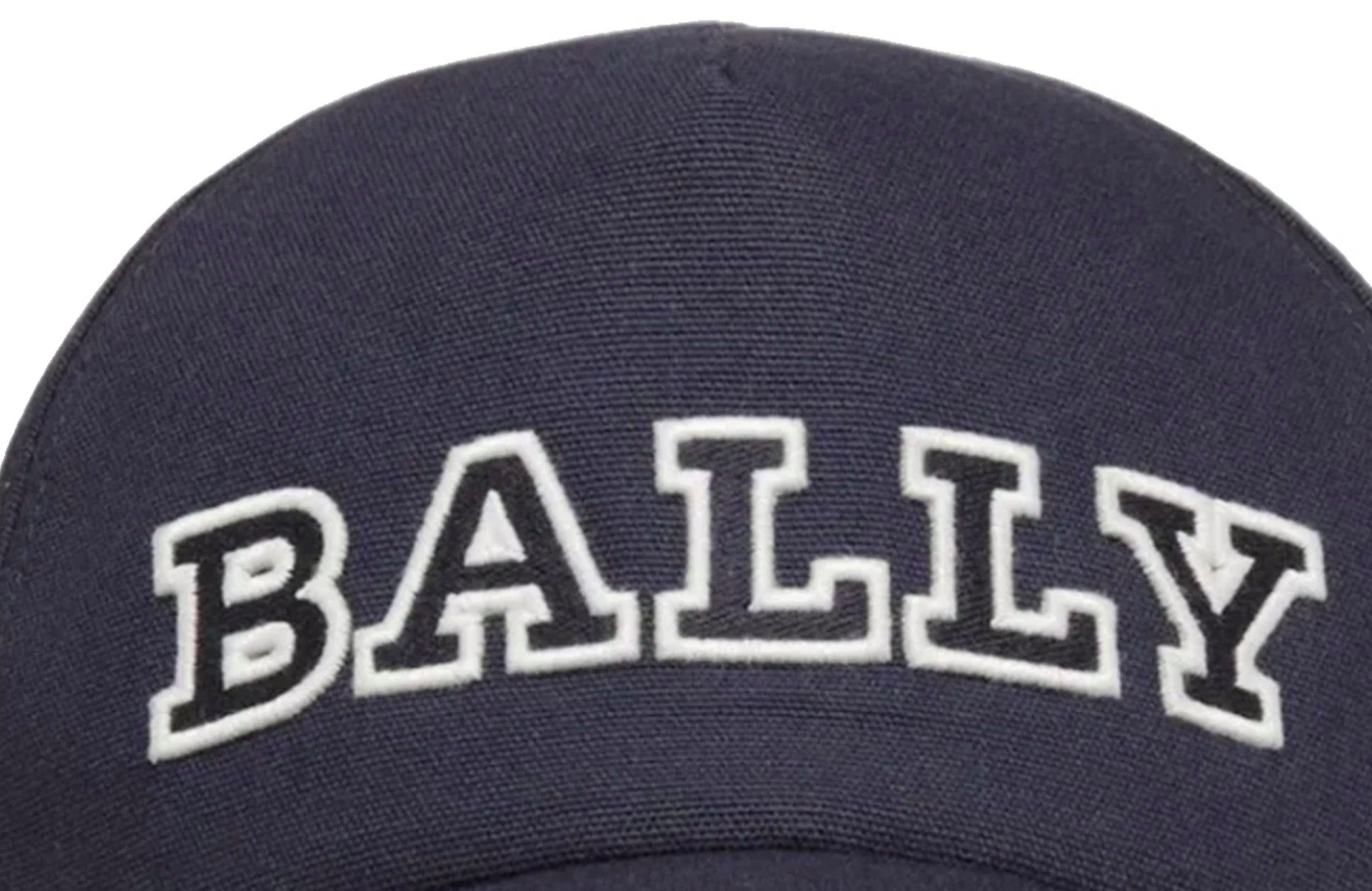 Bally Baseball Cap 1851 Cap Mütze Basebalkappe Made in Italy Verstellbarer Riemen mit elegantem Bally-Detail