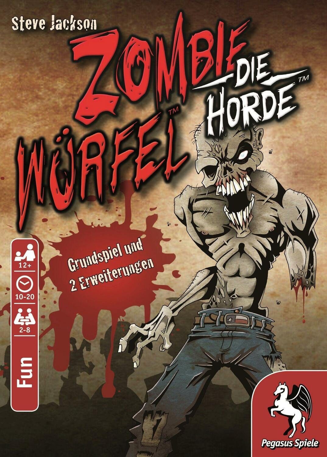 Pegasus Spiele Spiel, Zombie Würfel - Die Horde