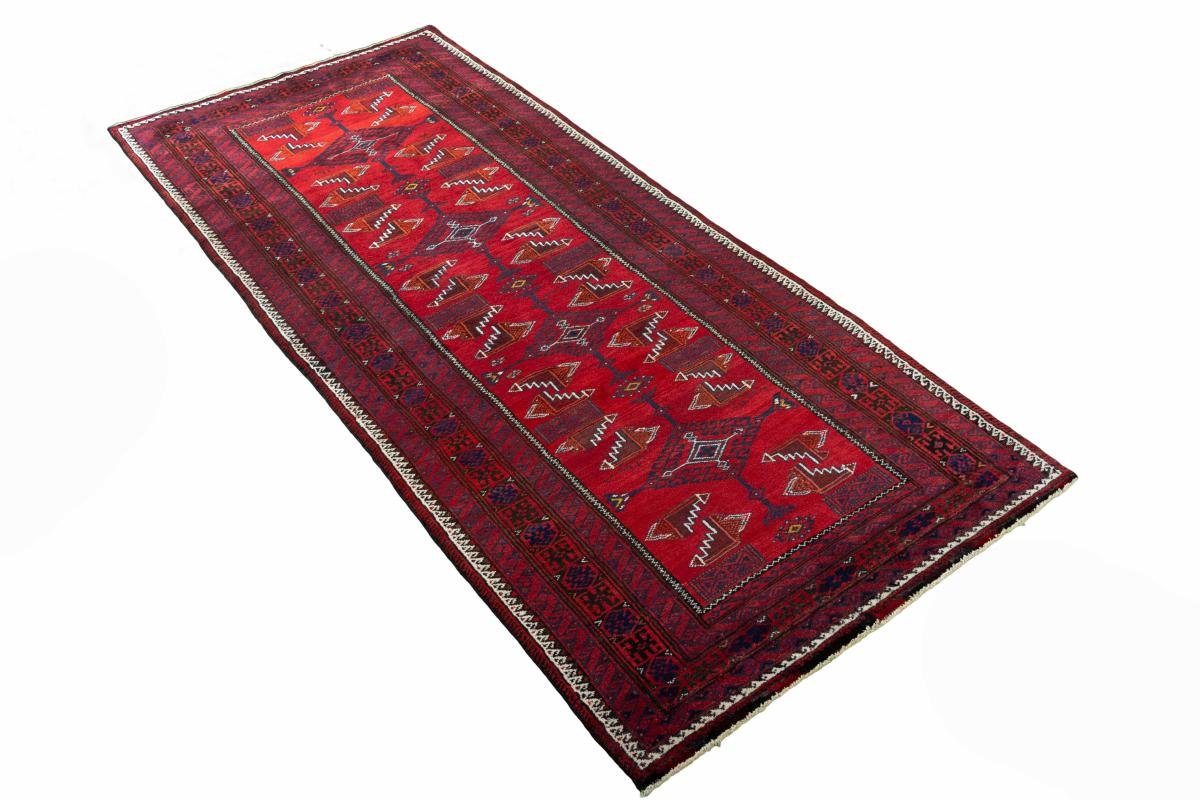 Orientteppich Belutsch Perserteppich rechteckig, Höhe: Läufer, 6 mm Nain Orientteppich / Handgeknüpfter 127x289 Trading