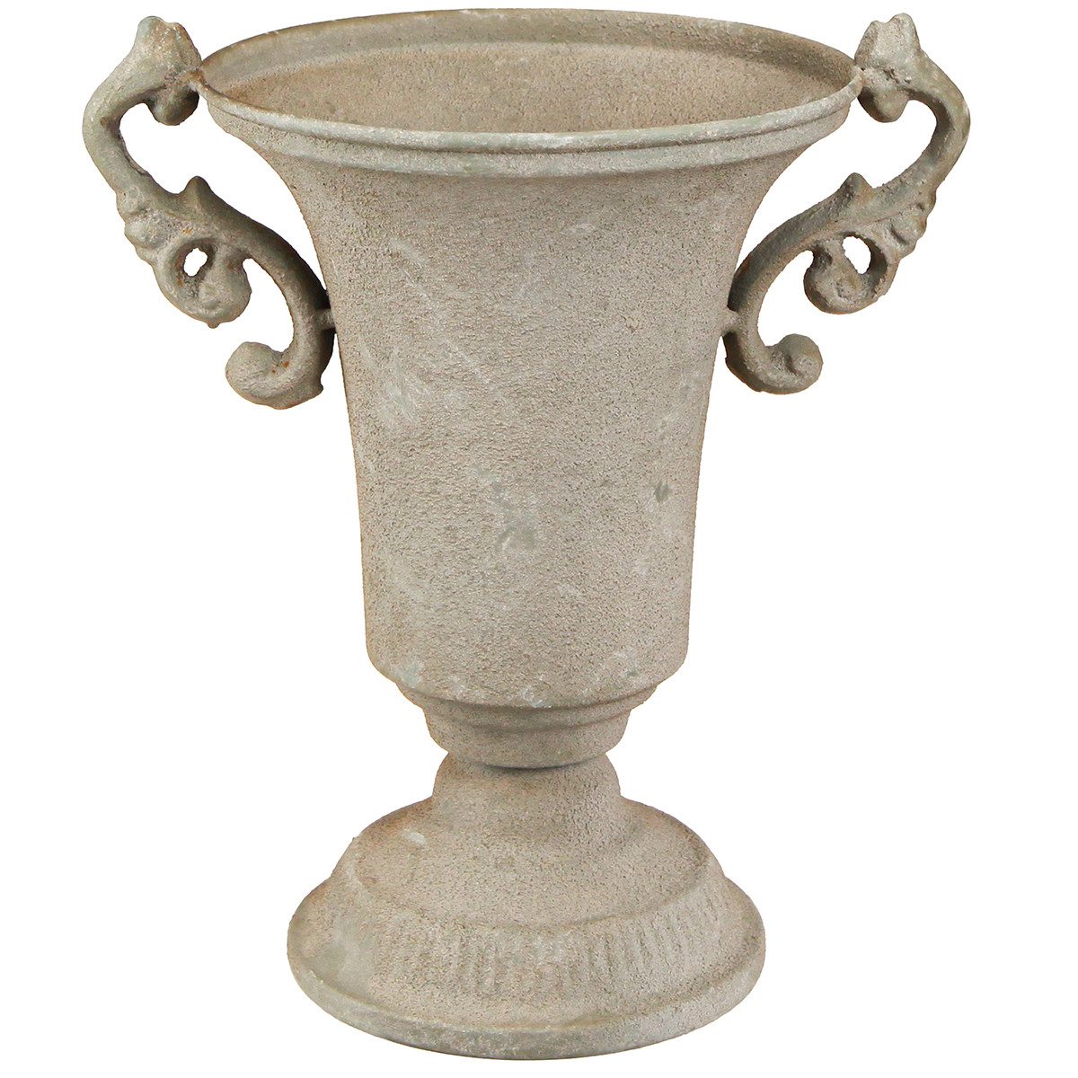 Viana Dekoschale Vintage Antik Pokal Grau günstig online kaufen