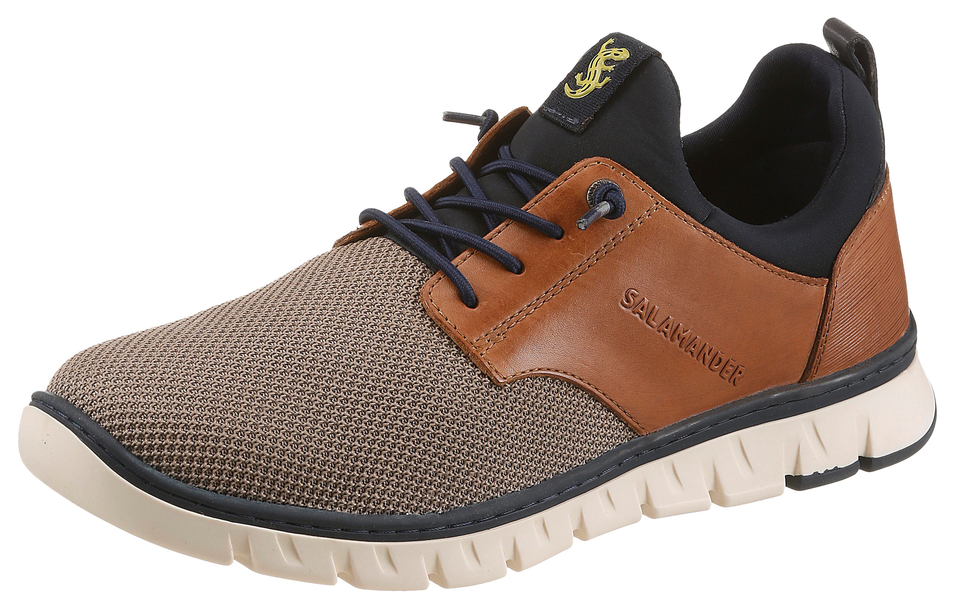 Salamander Slip-On Sneaker Schlupfschuh, Slipper, Freizeitsneaker mit Mesh-Einsatz