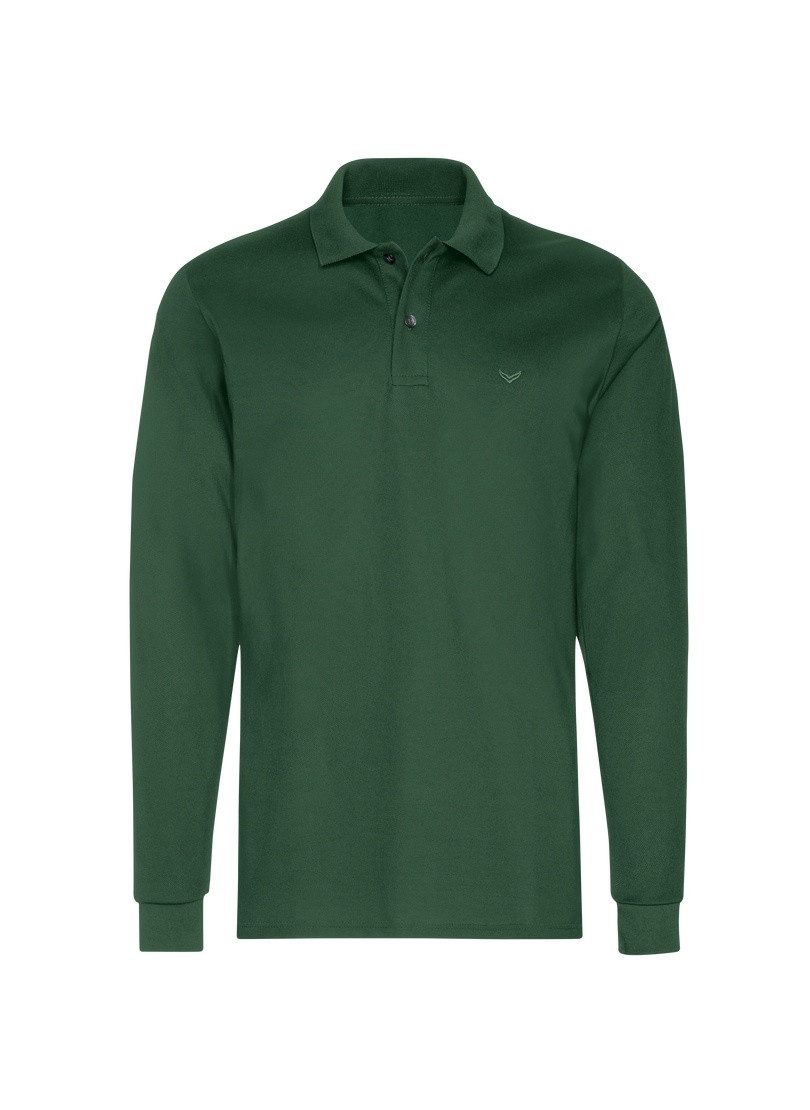 Trigema Poloshirt "TRIGEMA Langarm Poloshirt mit Armbündchen", (1 tlg.) günstig online kaufen