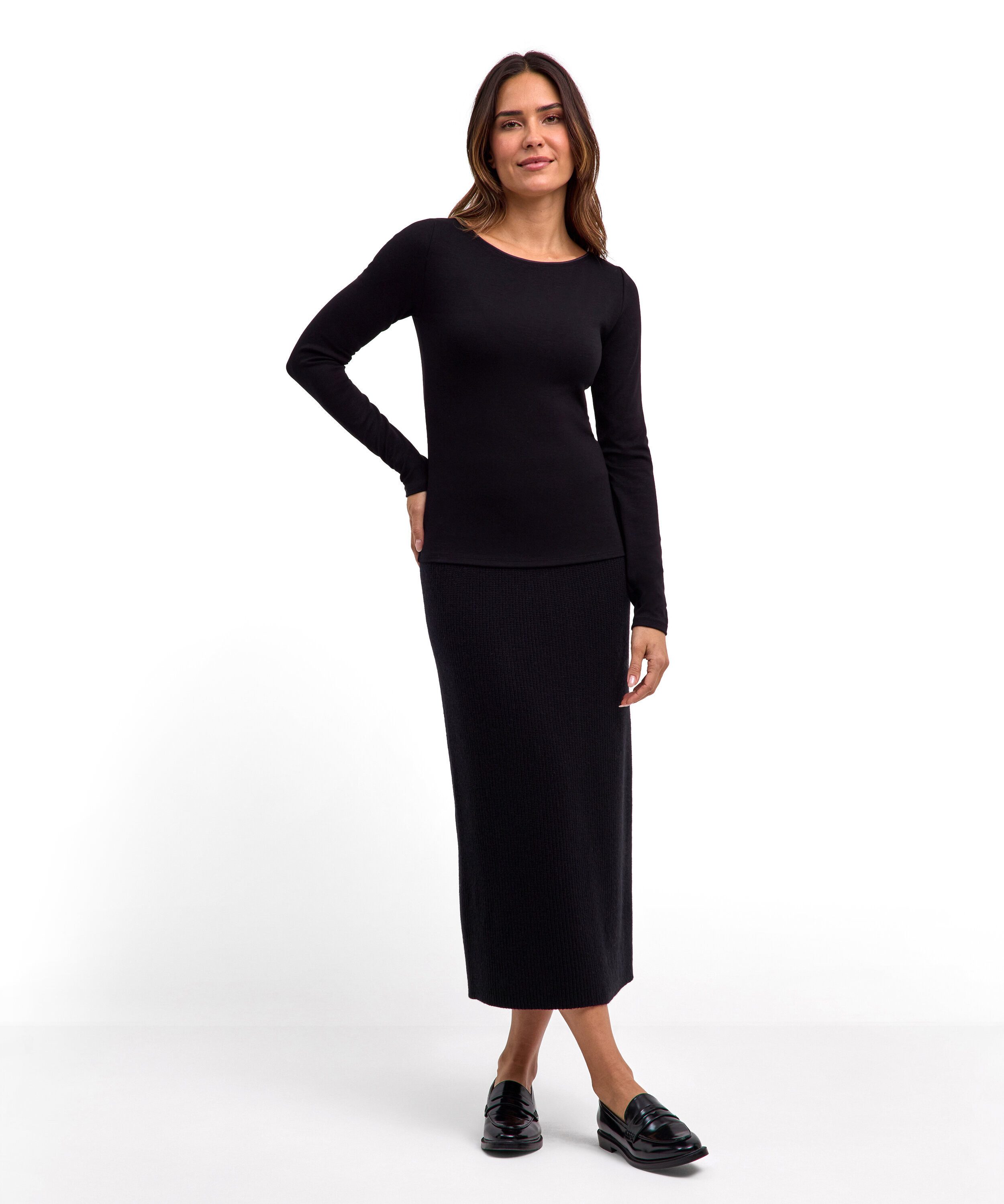 FALKE T-Shirt Viscose Langarmshirt (1-tlg., 1)
