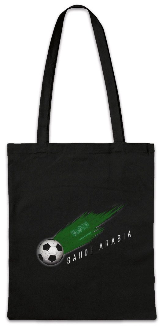 Urban Backwoods Beuteltasche Saudi Arabia Football Comet I Stofftasche Saudi Arabien Arabisch (1-tlg), Arabische Fahne Arabian Fußball