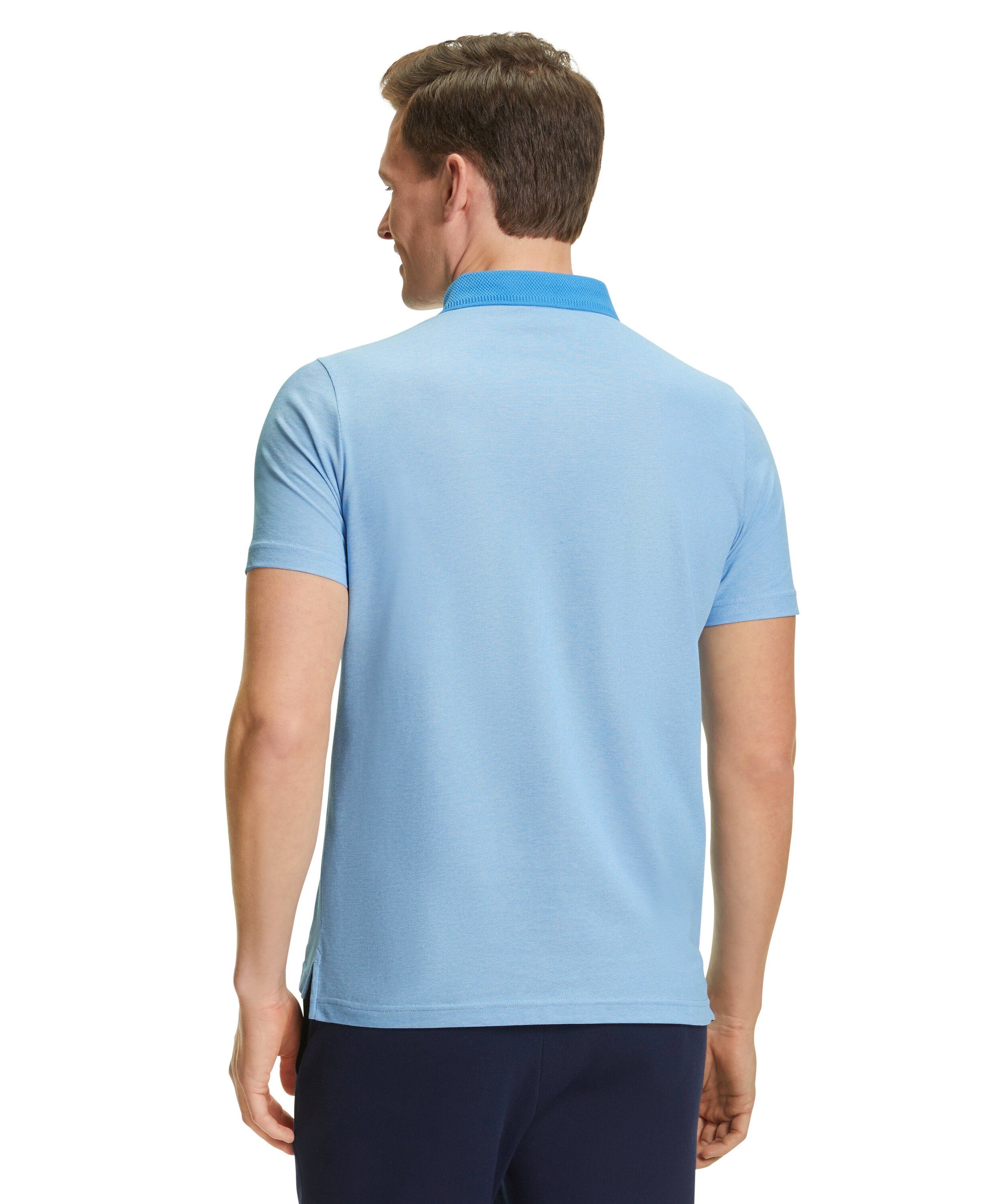 blue (6545) FALKE note Baumwolle Poloshirt mit