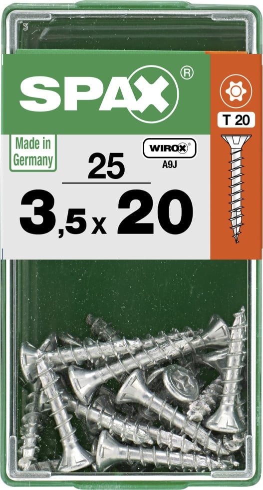 SPAX Holzbauschraube Spax Universalschrauben 3.5 x 20 mm TX 20 - 25
