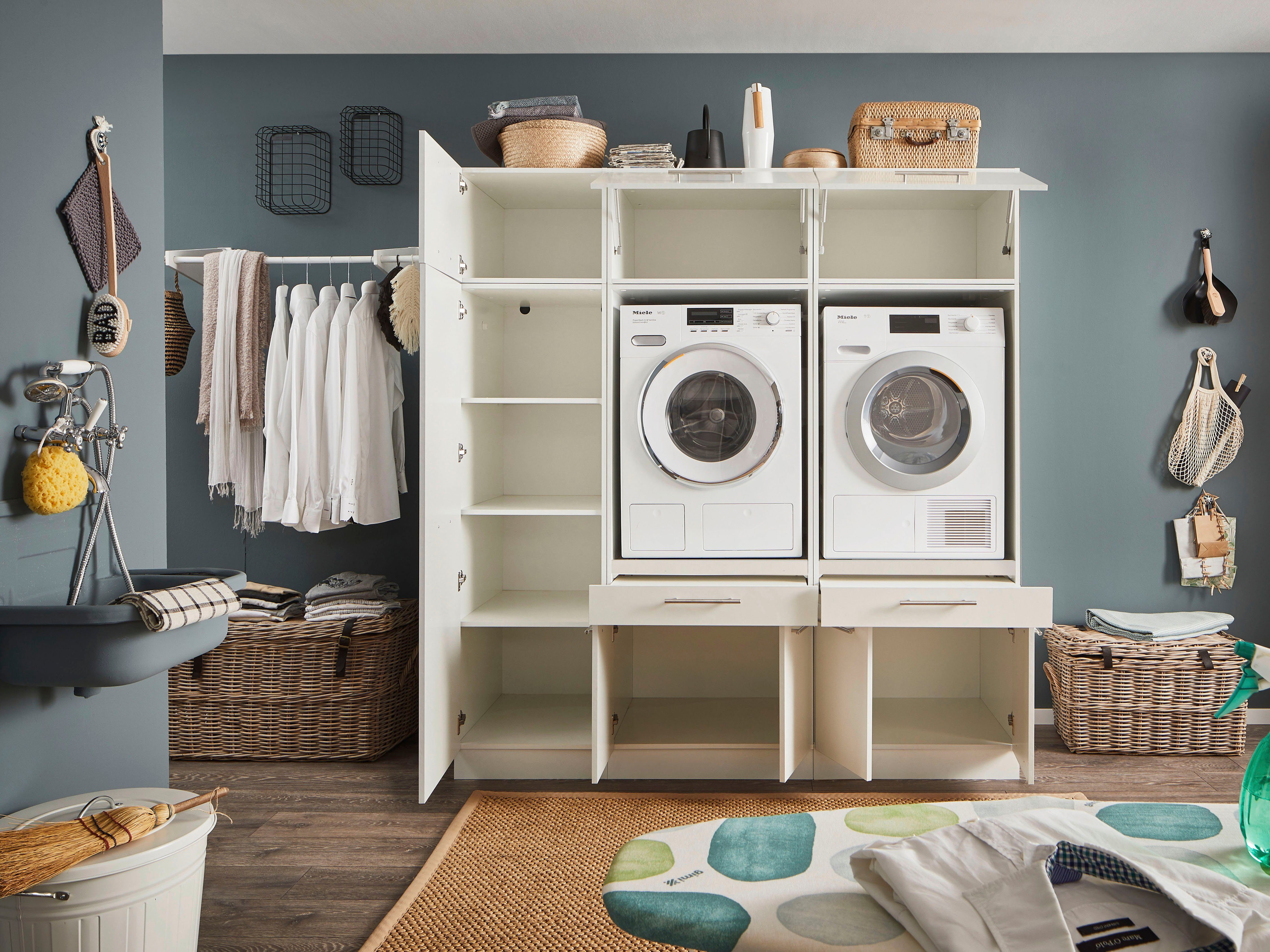 Laundreezy Mehrzweckschrank-Set LAUNDREEZY LDSK13, Breite 185 günstig online kaufen