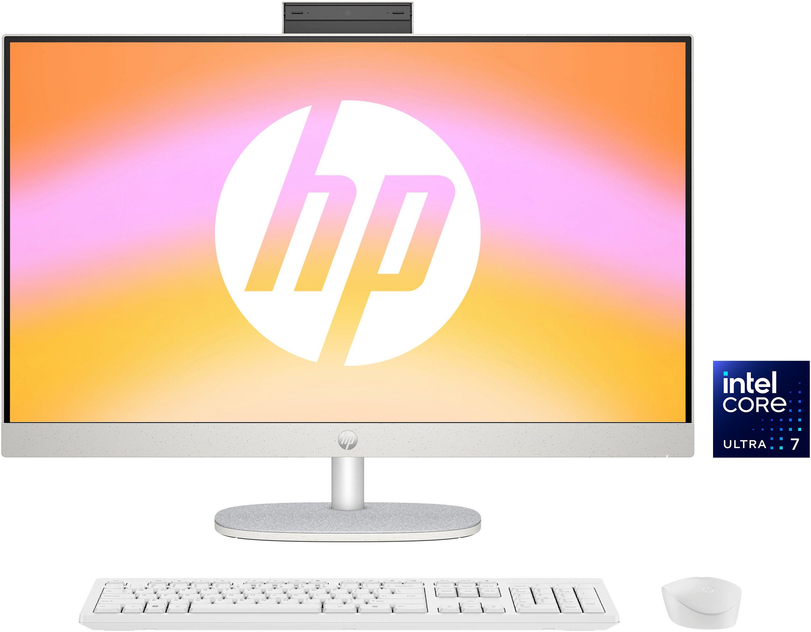 HP 27-cr1201ng All-in-One PC (27 Zoll, Intel Core Ultra 7 155U, Intel ...
