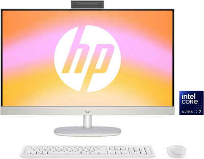 HP 27-cr1201ng All-in-One PC (27 Zoll, Intel Core Ultra 7 155U, Intel Internal Graphics, 16 GB RAM, 512 GB SSD)