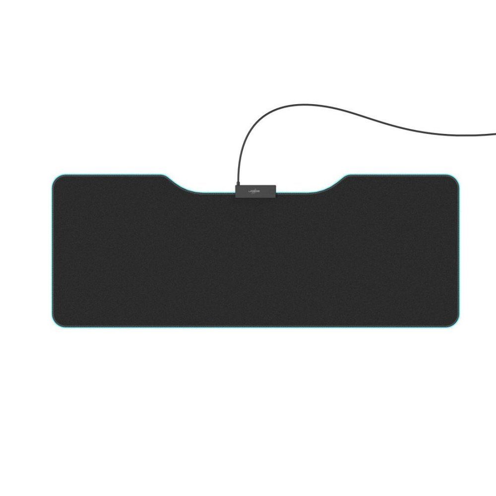 URage Gaming Mauspad Rag XXL – Speed-Version, 90x34 Cm, Schwarz/blau, Naturkautschuk