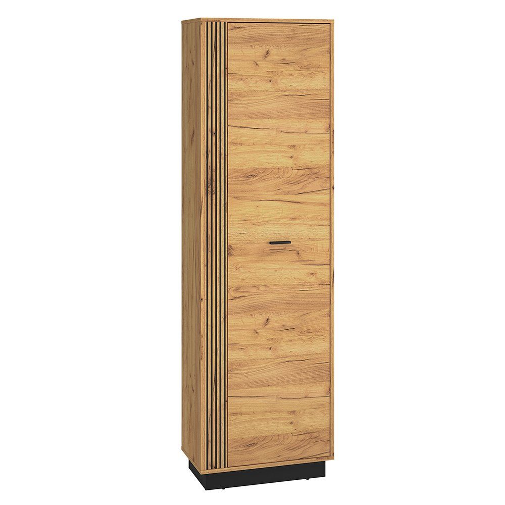 Lomadox Garderobenschrank VINICA-131 Gold Craft Eiche günstig online kaufen