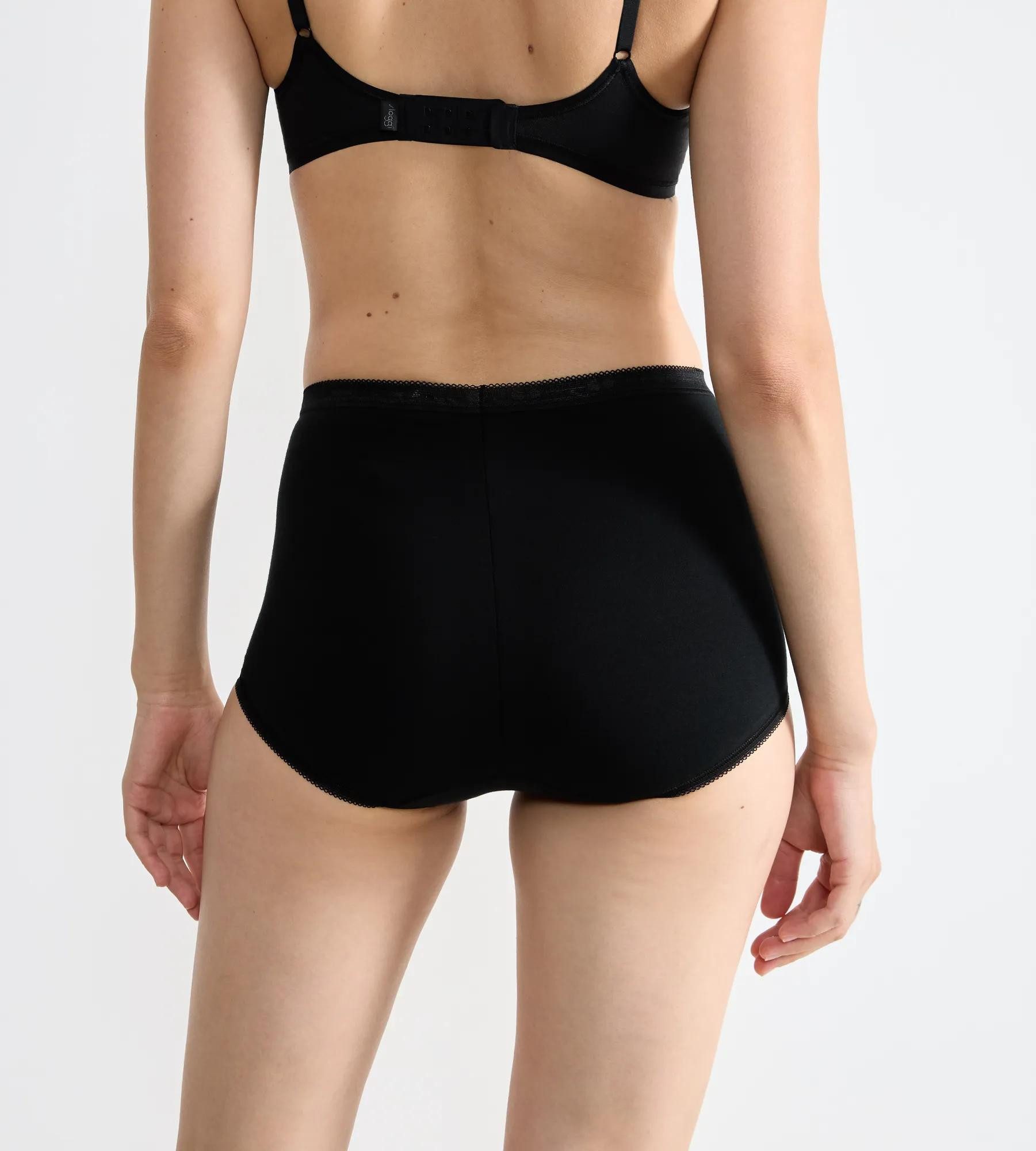 sloggi Maxislip Basic+ (4er Pack) weiche Nähte, Baumwollmischung