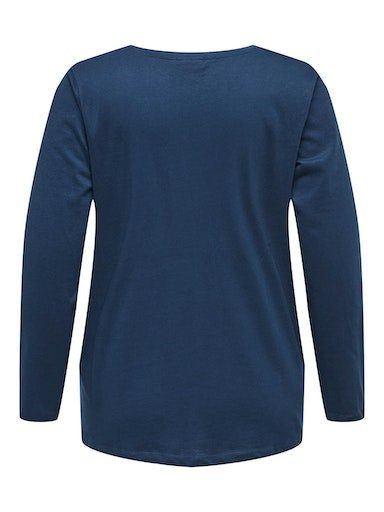 A-SHAPE CARMAKOMA TOP L/S JRS Dress Blues ONLY CARBONNIE V-Shirt LIFE