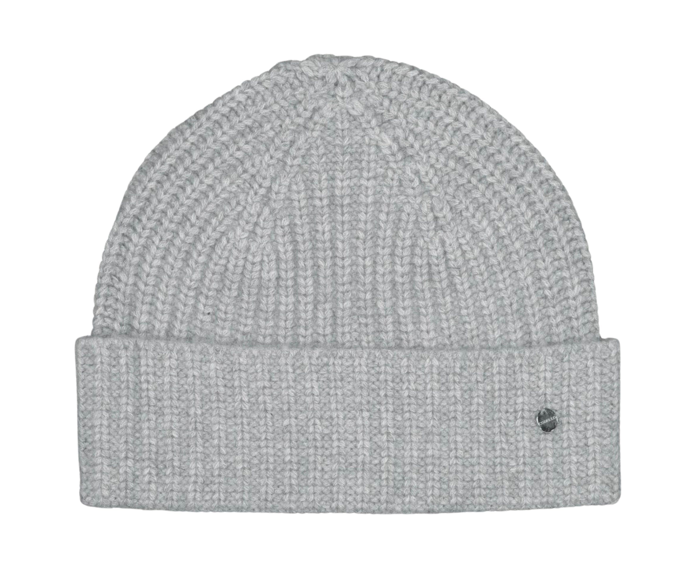 Codello Strickmütze Codello Damen Strickmütze Farbe grau Breiter Rand