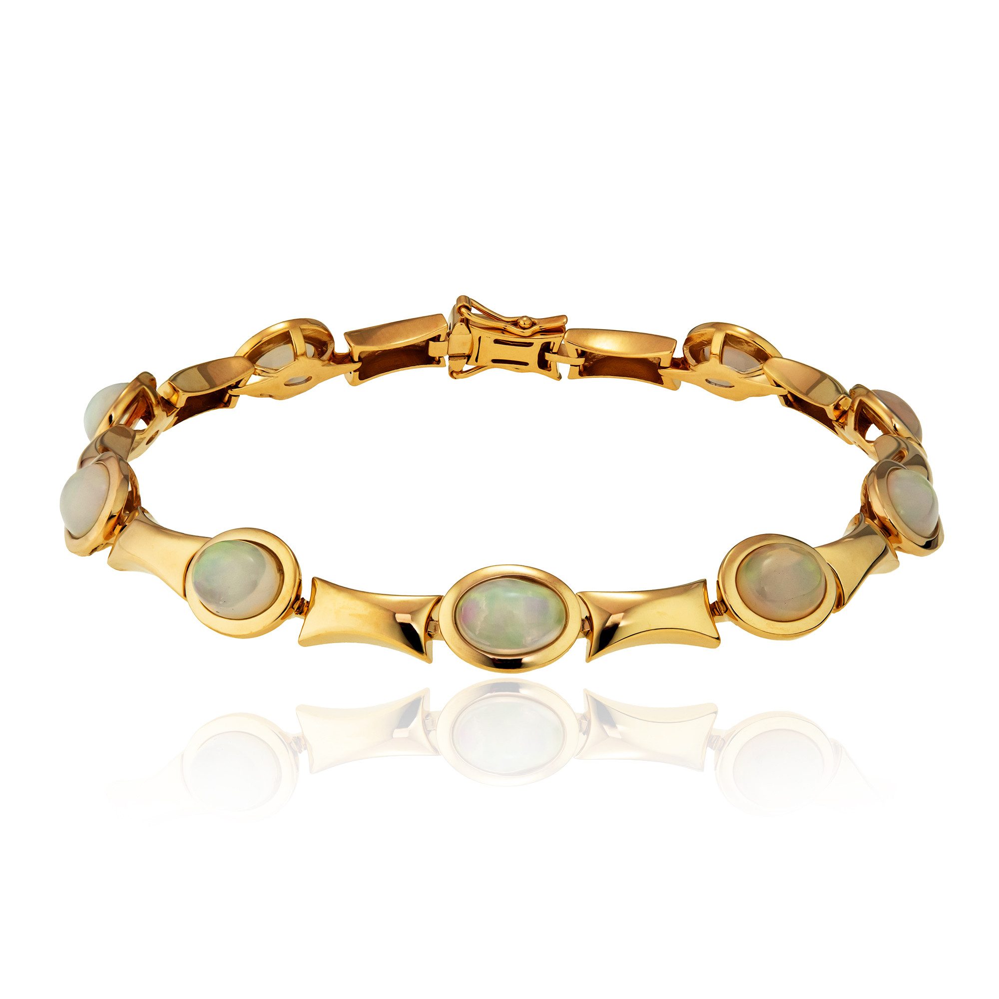 Cavill Goldarmband AAA Welo Opal Gold Armband, Äthiopisch 7,38ct (1-tlg)