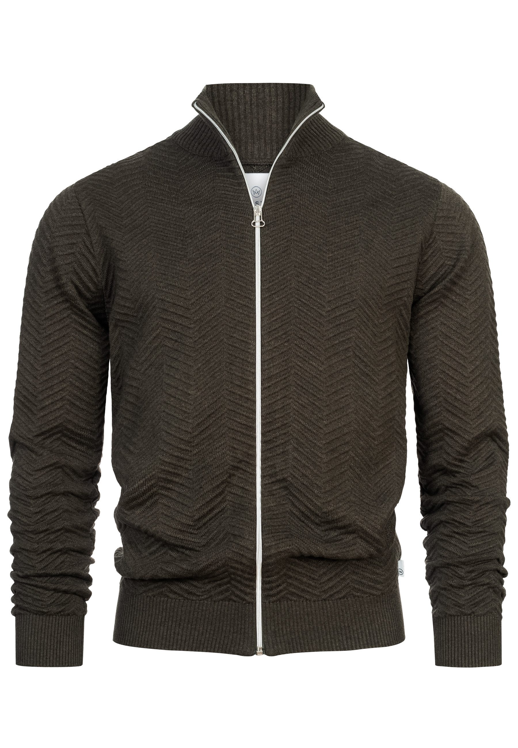 Kronstadt Strickjacke KSCarlo Zip Fein-Strickjacke mit günstig online kaufen