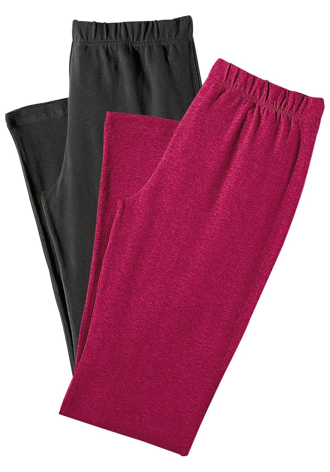Vivance Active by Lascana Caprileggings (2er-Pack) mit Gummibund, Loungewear – Bild 2 von 5