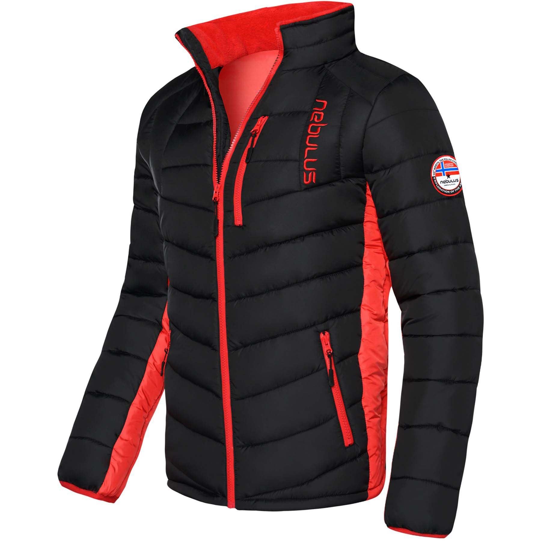 Nebulus Winterjacke Winterjacke, P4768 - Herren, schwarz-rot, S günstig online kaufen