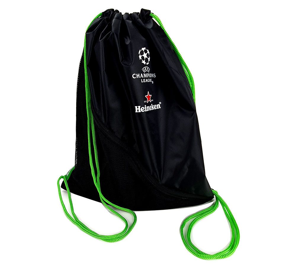Be Rucksack 2x Heineken Tasche - Sportbeutel / Rucksack in Schwarz