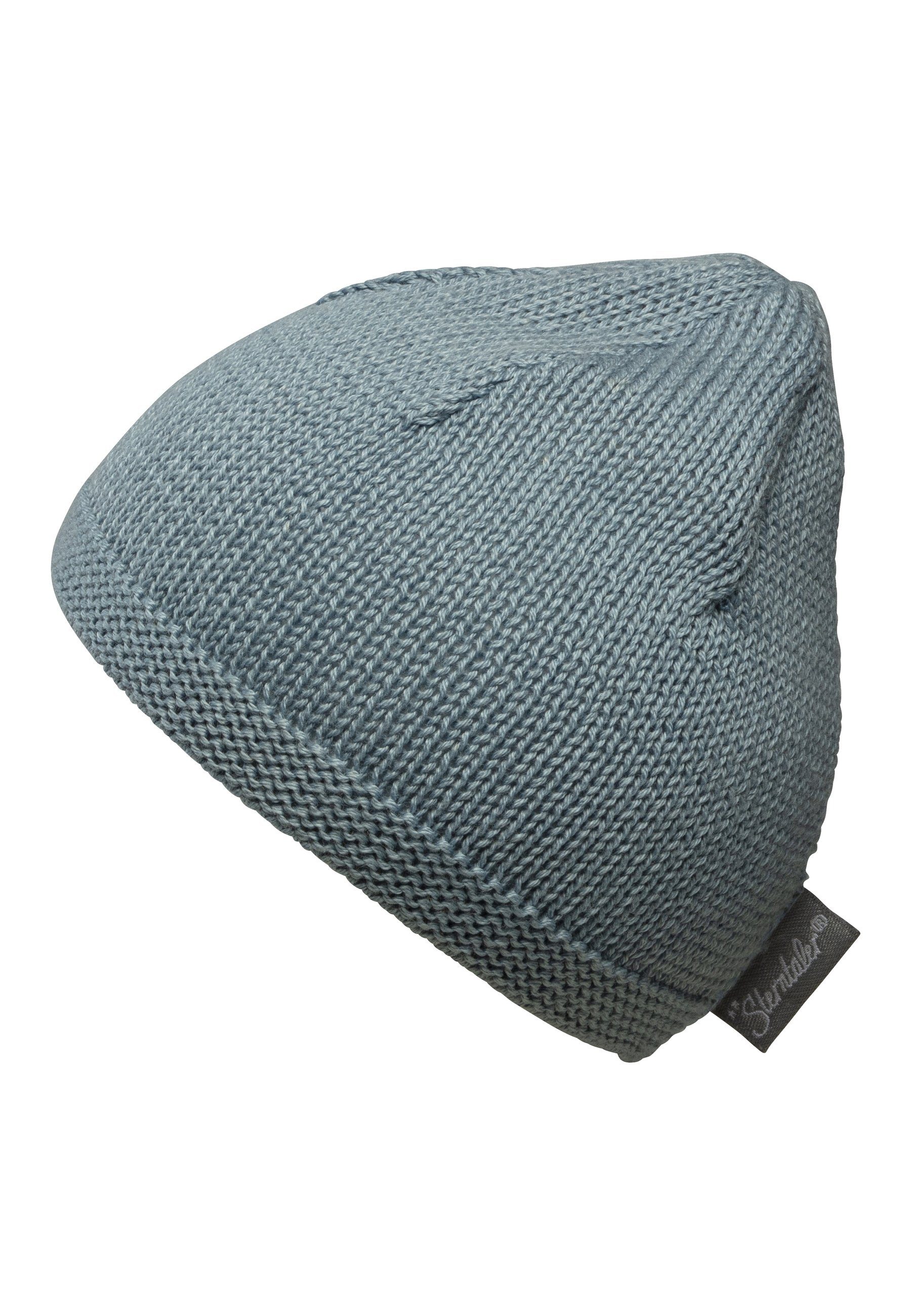 Sterntaler® Strickmütze OCS Strickmütze (1-St) Strick Beanie Kinder aus weicher Baumwolle unifarben – Bild 3 von 5
