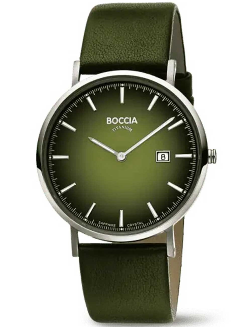 Quarzuhr Boccia 3648-03 Herrenuhr Titanium Saphirglas 39mm 3ATM Boccia 3648-03 Herrenuhr Titanium Saphirglas 39mm 3ATM