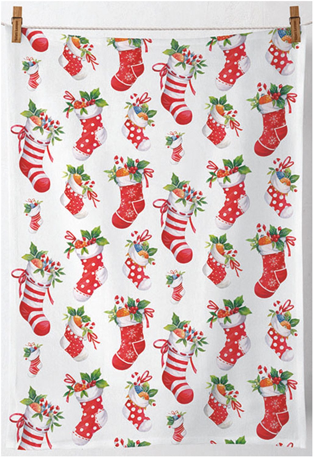 Ambiente® Geschirrtuch X-Mas stockings, (2-tlg., 2-teilig), Geschirrtücher günstig online kaufen