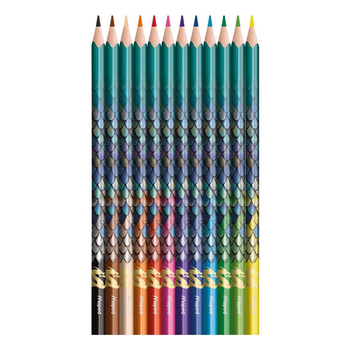 MAPED Buntstift DRAGON, (12-tlg), 12 Farben