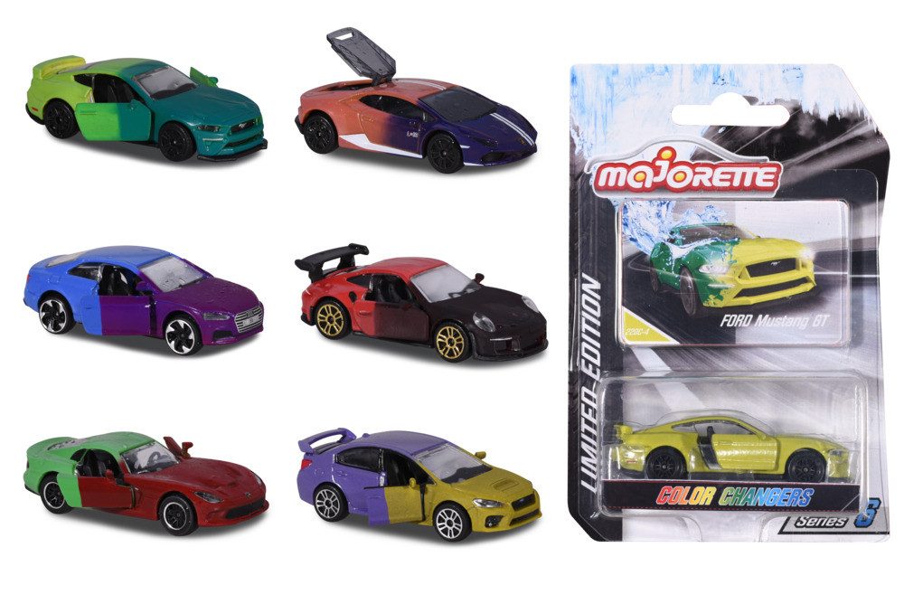 Simba Dickie Spielzeug-Auto Majorette Premium Cars Color Changers 6fach sor günstig online kaufen