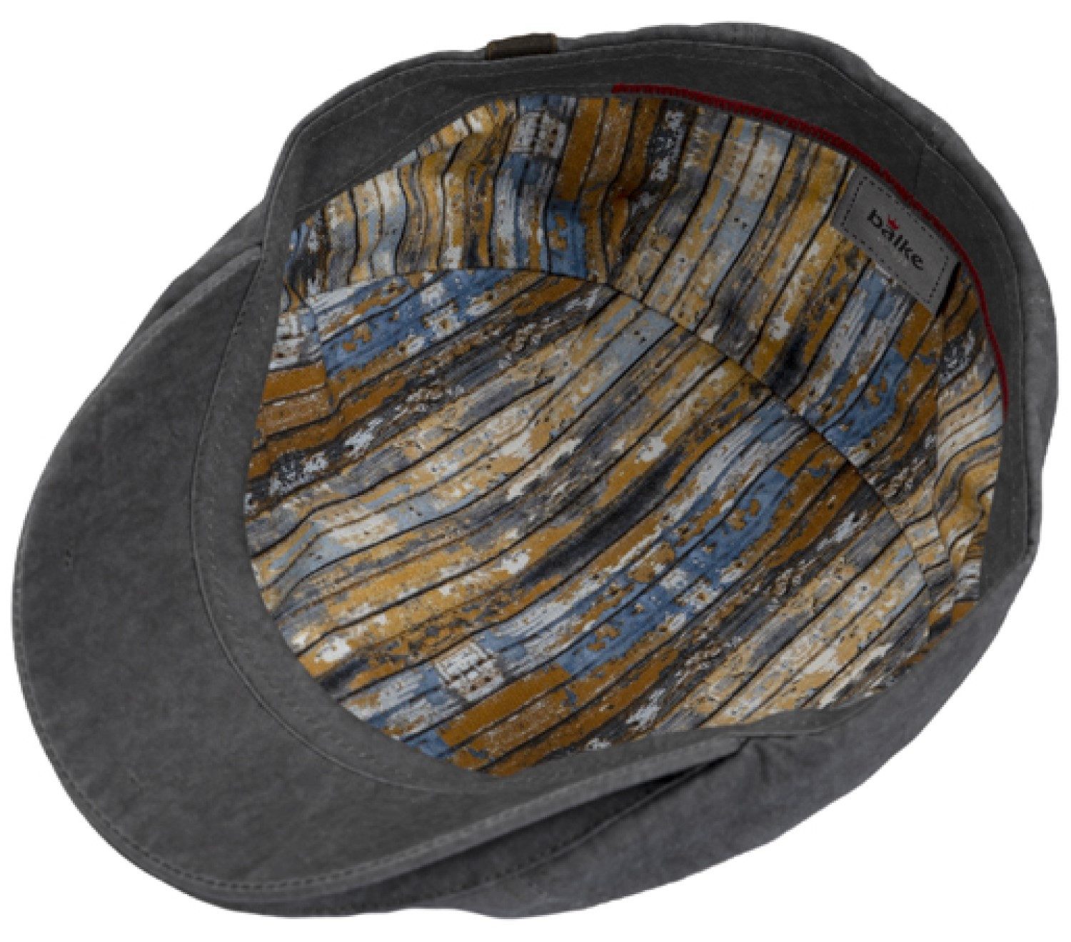 Balke Schiebermütze leichte Flatcap im Washed-Cotton-Look 100% Baumwolle