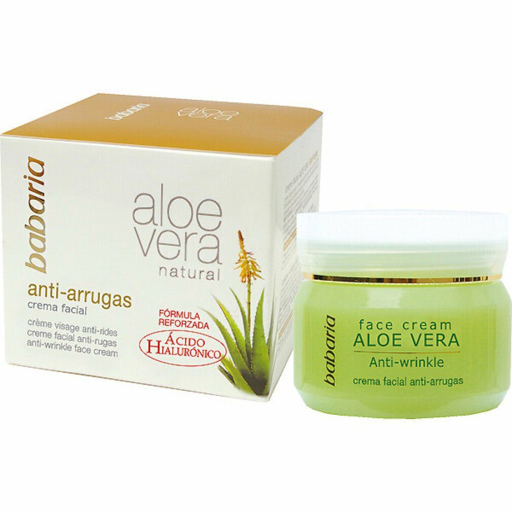 babaria Tagescreme Natural Anti Wrinkle Face Cream Aloe Vera 50ml